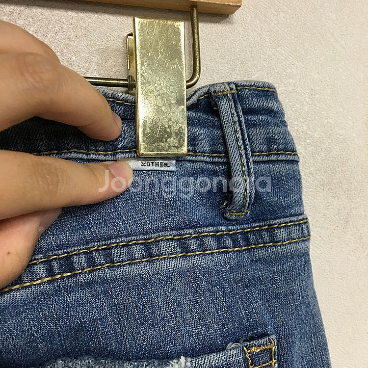 마더진 인사이더 크롭 스텝 프레이 데님 팬츠 27 / 랑방 마인 오브제 타임 럭키슈에뜨 산드로 마쥬 오르 시에 시스...--4