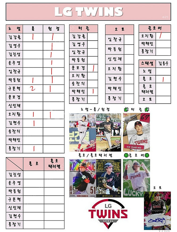 2025 kbo 포토카드 각구단별 일괄판매--1