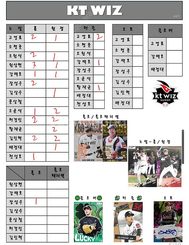 2025 kbo 포토카드 각구단별 일괄판매--5