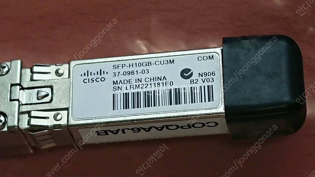 [미사용 새제품] CISCO 3M 10G DAC 케이블...--2