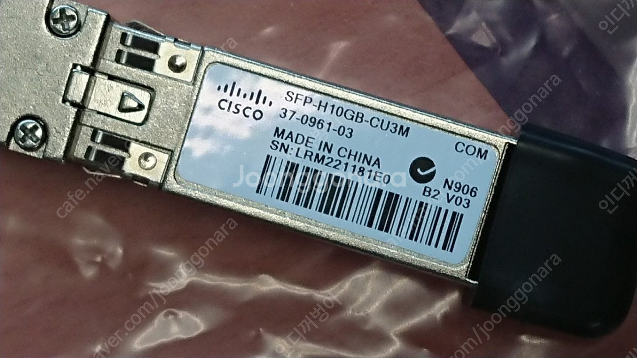 [미사용 새제품] CISCO 3M 10G DAC 케이블...--3