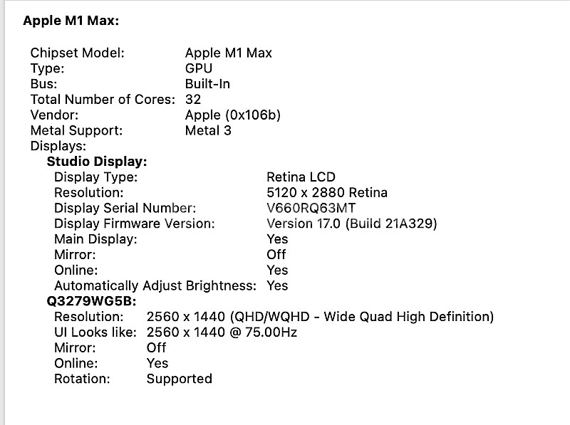 맥스튜디오 m1 max 64g 1tb 팝니다.--1