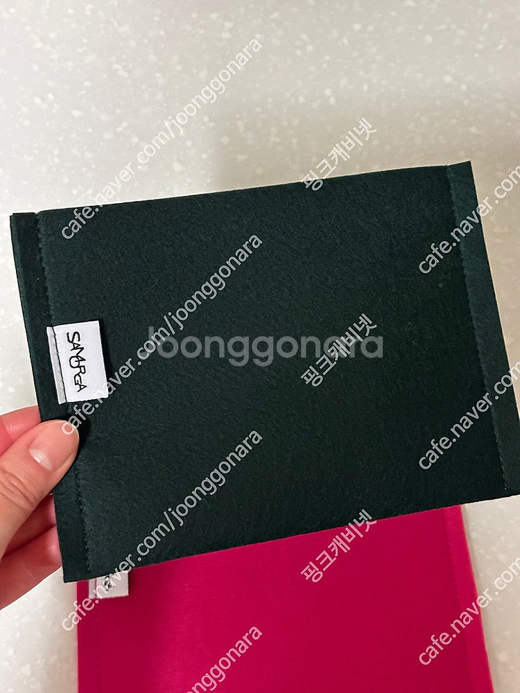 사몰가 이지 파우치 화장품 파우치 이너백 새상품 핑크그...--2