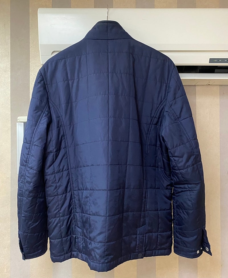 라코스테 사각퀄팅 블루종 자켓 105size--2