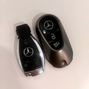 [판매] 벤츠 C200 W205 카브리올레 17년식 구형 스마트키 → 최신형 타원형 키 개조 완료