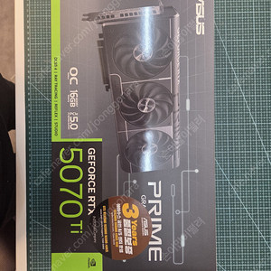 ASUS PRIME RTX5070Ti 미개봉 판매합니다.