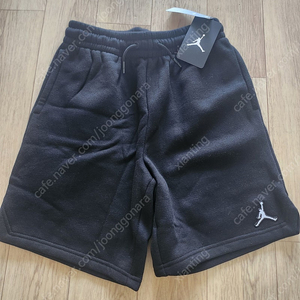나이키 조던 키즈 주니어 반바지 쇼츠 기모 5부 팬츠 블랙 새제품 160