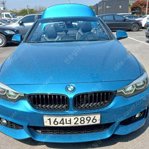 BMW 4시리즈 중고 BMW 중고 4시리즈 430i 파란색 2020년식 53,867km 430i 컨버터블 M 스포츠 수원중고차