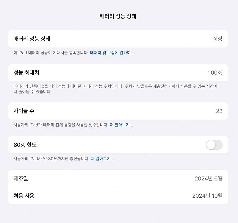 아이패드 프로 13 m4 256 실버--2