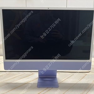 애플 24인치 아이맥 M1 퍼플 16GB 512GB