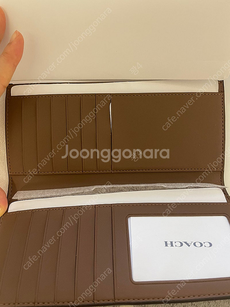 코치 여자 장지갑--2