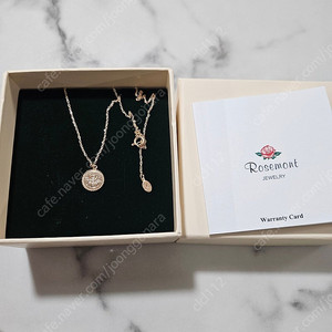 로즈몽 14k 코인 목걸이