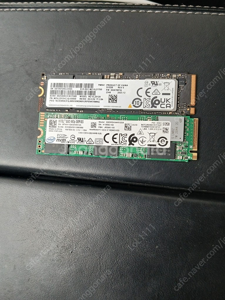 인텔정품 M.2 SSD 512G 싸게 팔아요--0
