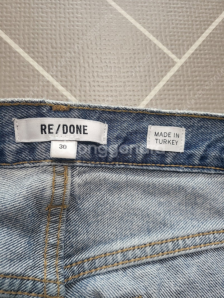 정품 리던 RE/DONE 70's 스토브피프 진 청바지...--3