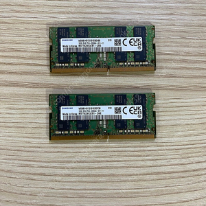 삼성전자 노트북 메모리 DDR4 3200 16G 2개