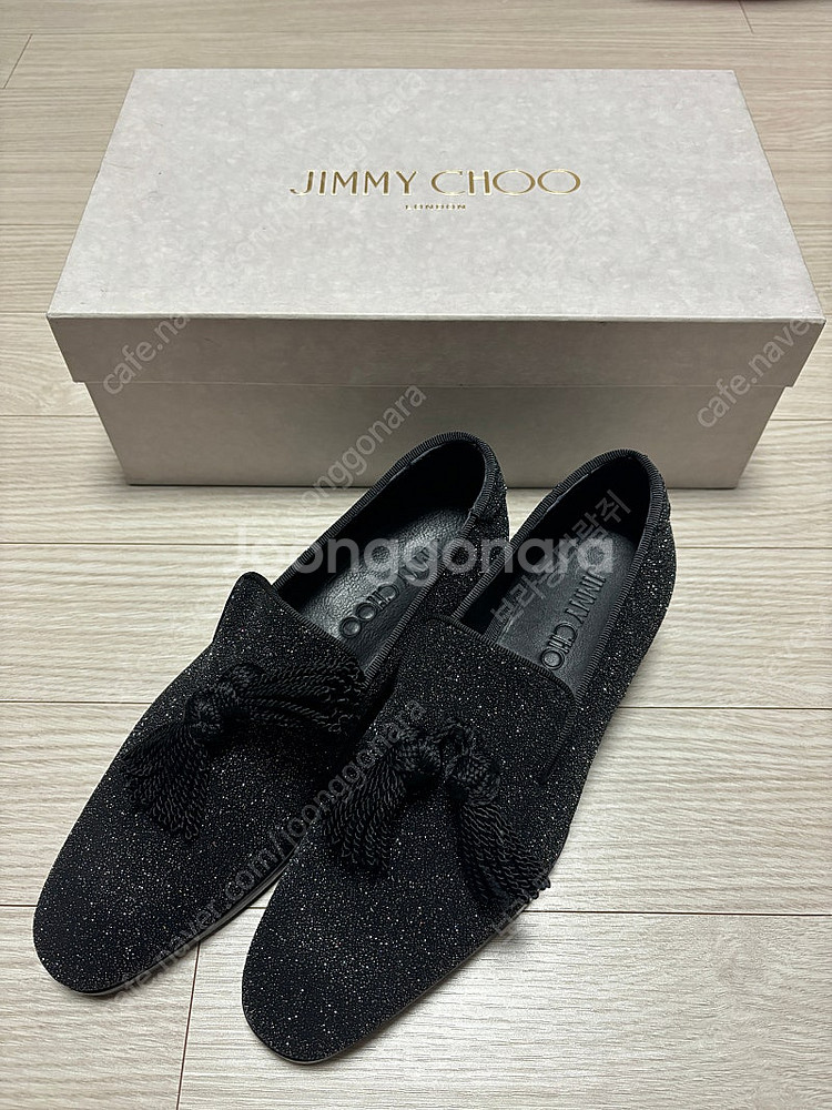 지미추 JIMMY CHOO 글리터 태슬 로퍼 (40) ...--1