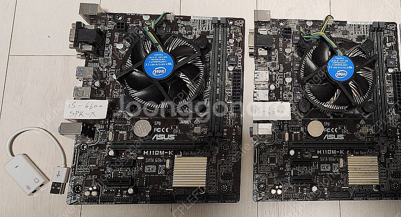 i5-6600 ASUS H110M 메인보드 세트--0