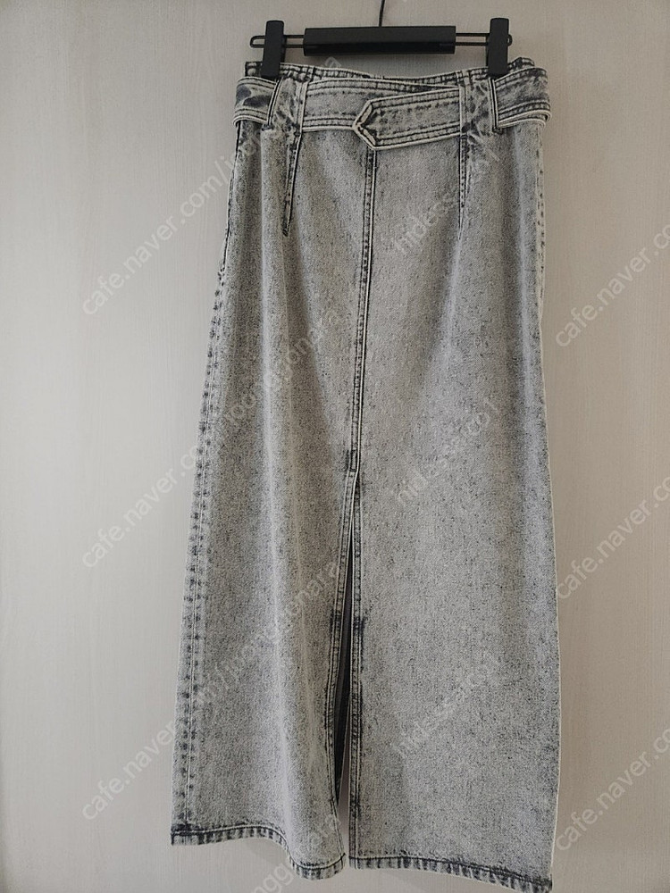 준지 데님 스커트 신세경셀럽 55 하이웨스트 타임 랑방 마인 리버 보웬--3