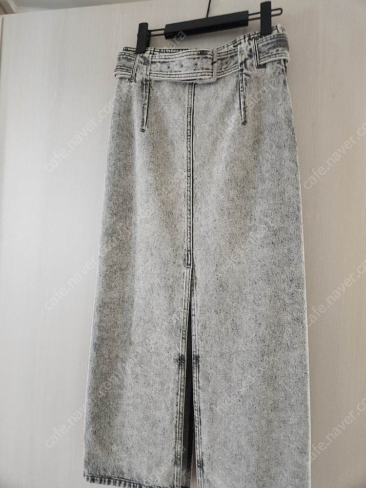 준지 데님 스커트 신세경셀럽 55 하이웨스트 타임 랑방 마인 리버 보웬--4