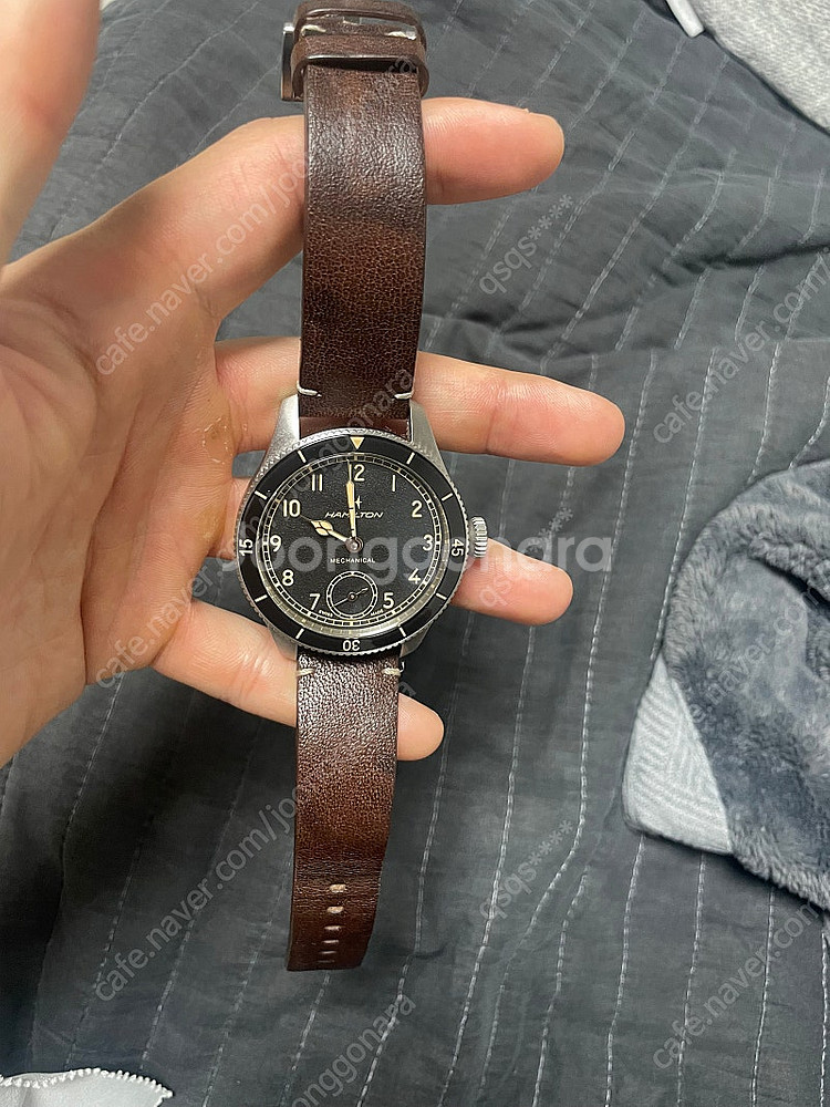 해밀턴 카키 에비에이션 파일럿 파이오니어 43mm--3