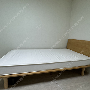 무인양품 떡갈나무(오크) 원목 싱글침대 풀세트