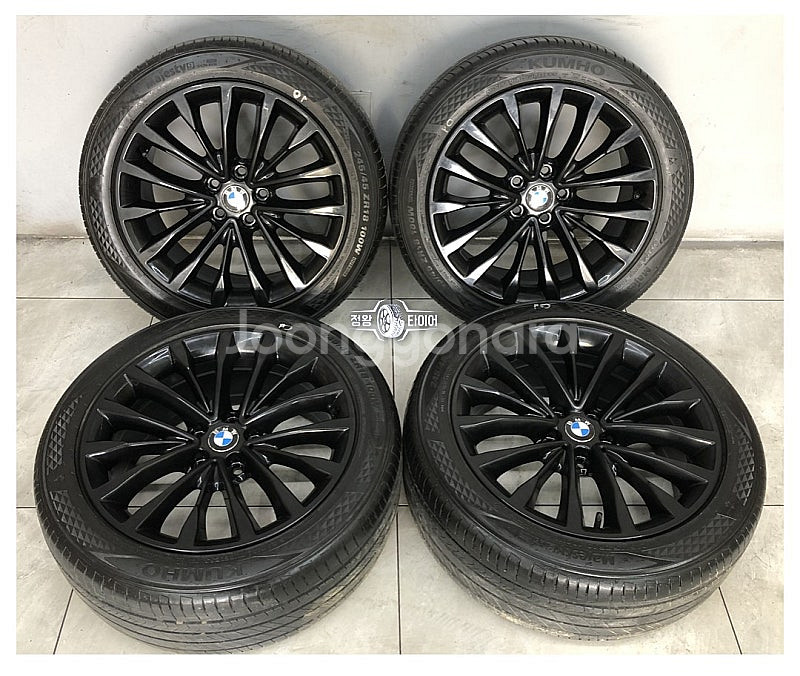 BMW 5시리즈 럭셔리 G바디 18인치 흠집없는 블랙 ...--0