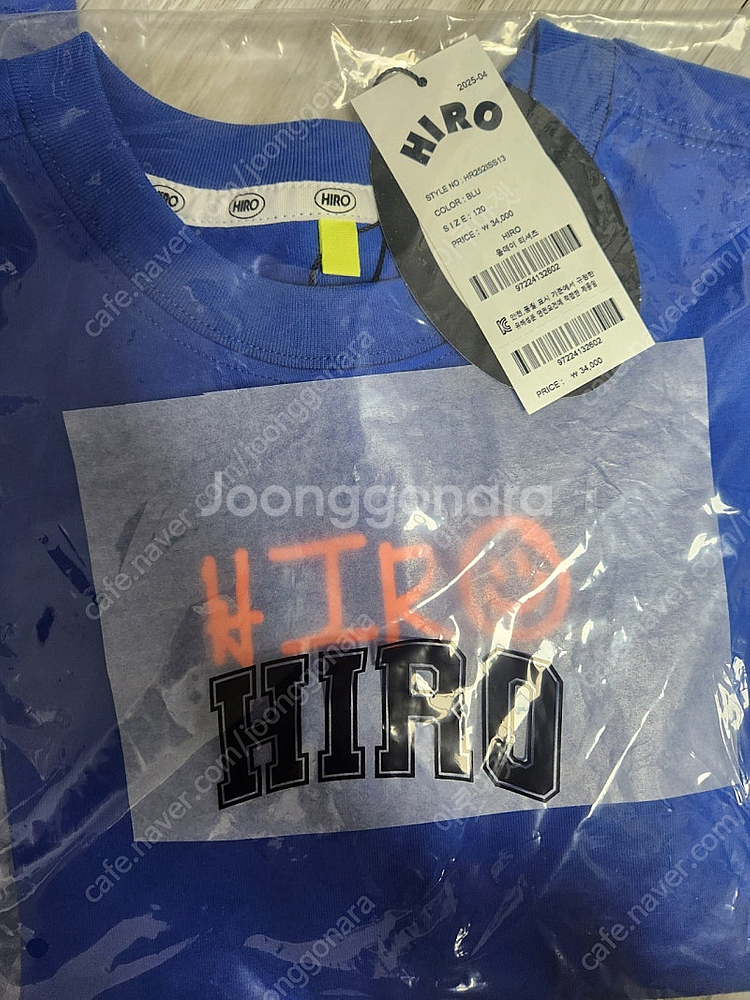 히로 올데이 티셔츠 블랭크 셔츠--0