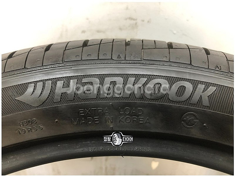 중고타이어 한국타이어 키너지EX 225/55R17 그랜...--2