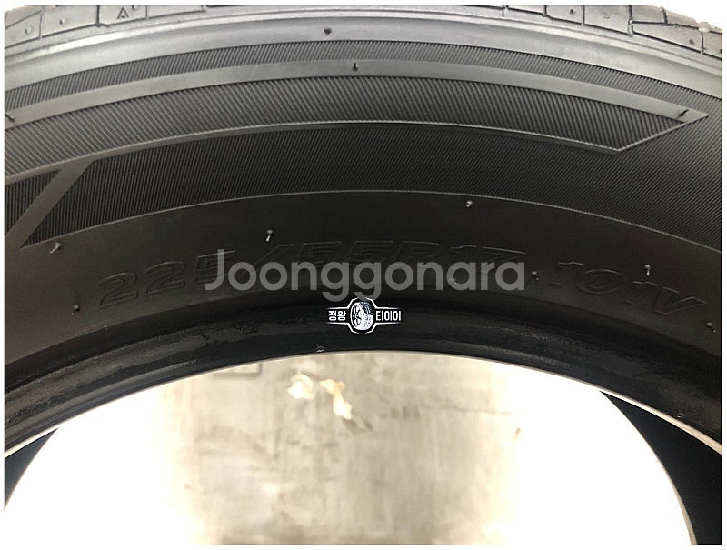 중고타이어 한국타이어 키너지EX 225/55R17 그랜...--4