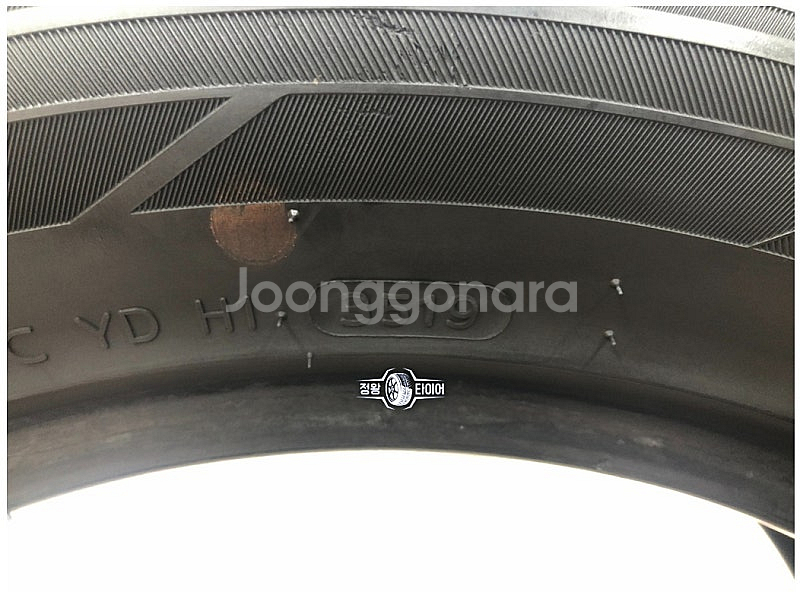 중고타이어 한국타이어 키너지EX 225/55R17 그랜...--5