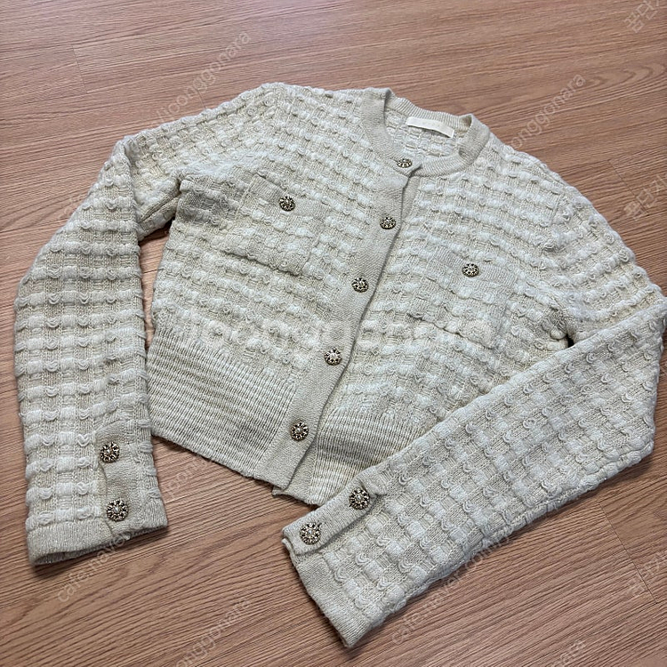 위다 트위드 알파카 고퀄 가디건 결혼식 하객룩 출근룩 타임마인랑방스타일 올드머니룩--1