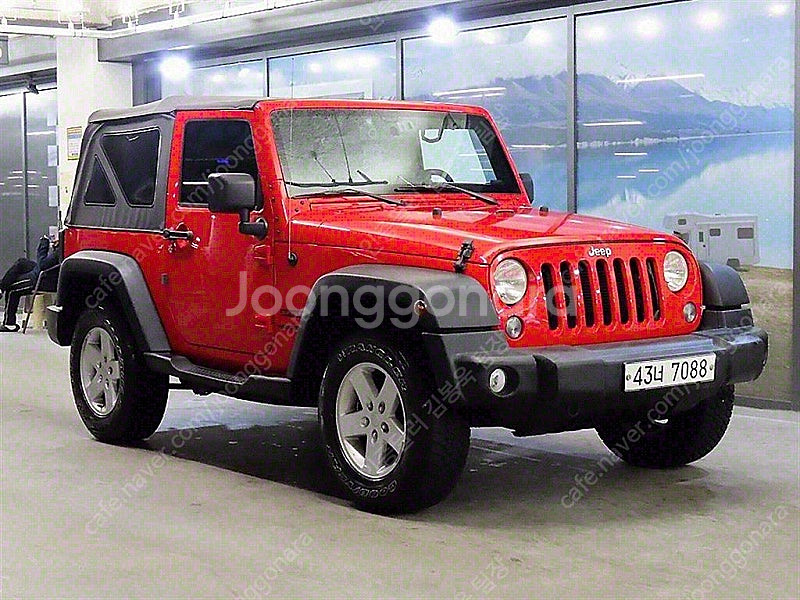 지프 랭글러 중고 JEEP 랭글러 빨간색 2017년식 ...--0