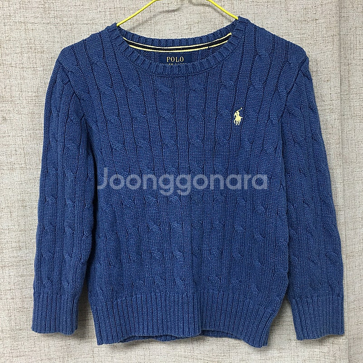 랄프로렌폴로 키즈 케이블 니트 4y--0