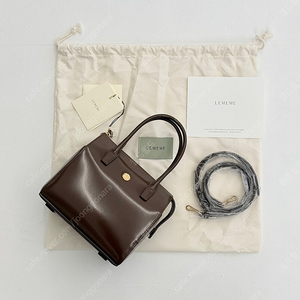 (새상품) 르메메 삭 쁘띠 미뇽 모카 가방 Sac Petit Mignon Mocha