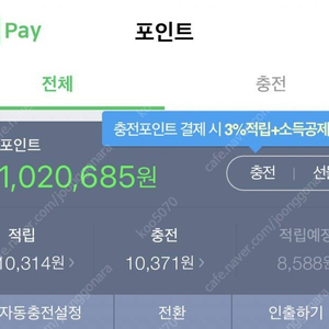 네이버페이포인트 102만원 91% 판매합니다