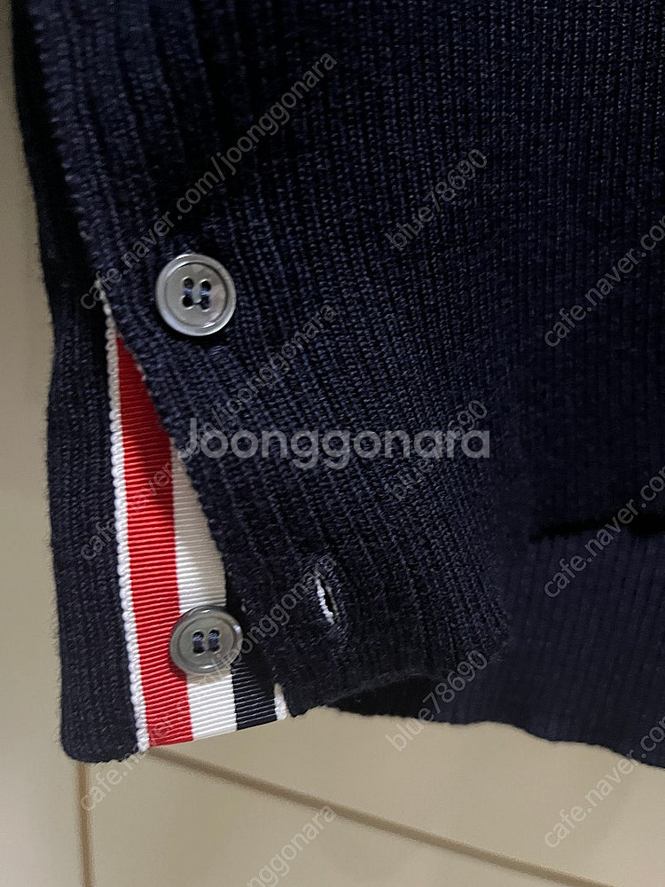 정품)톰브라운 밀라노스티치 가디건 네이비3사이즈(고가라인)--4