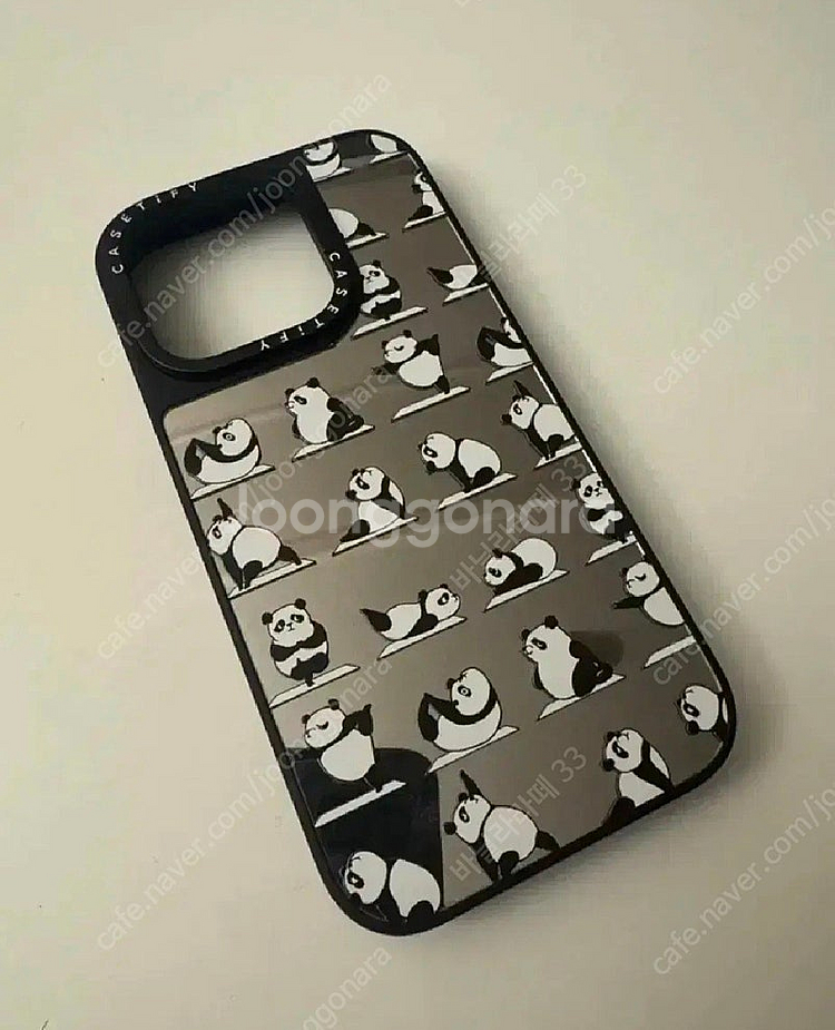 케이스티파이 링스탠드 맥세이프 케이스 15프로 판다요가--1