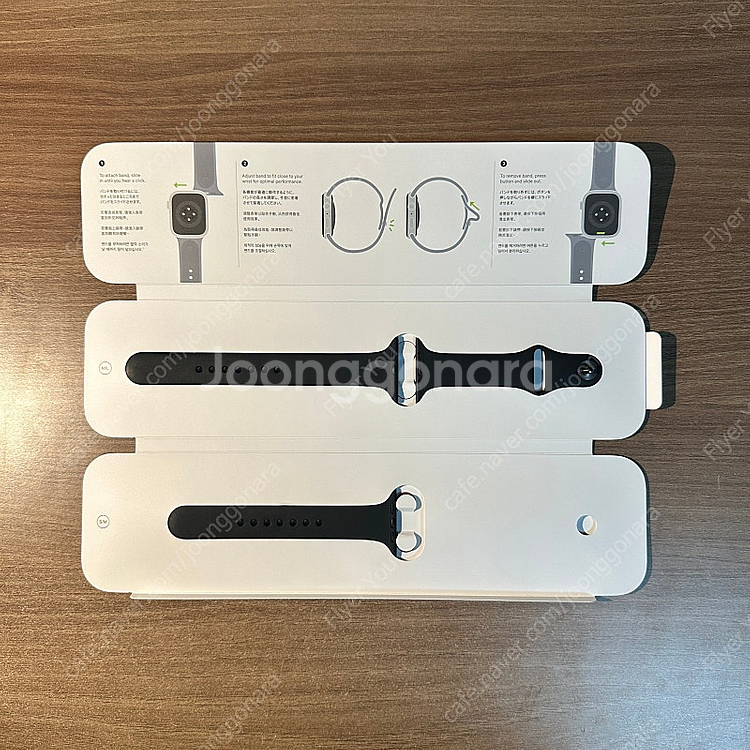애플워치 SE 44mm 미드나이트 GPS 알루미늄--3