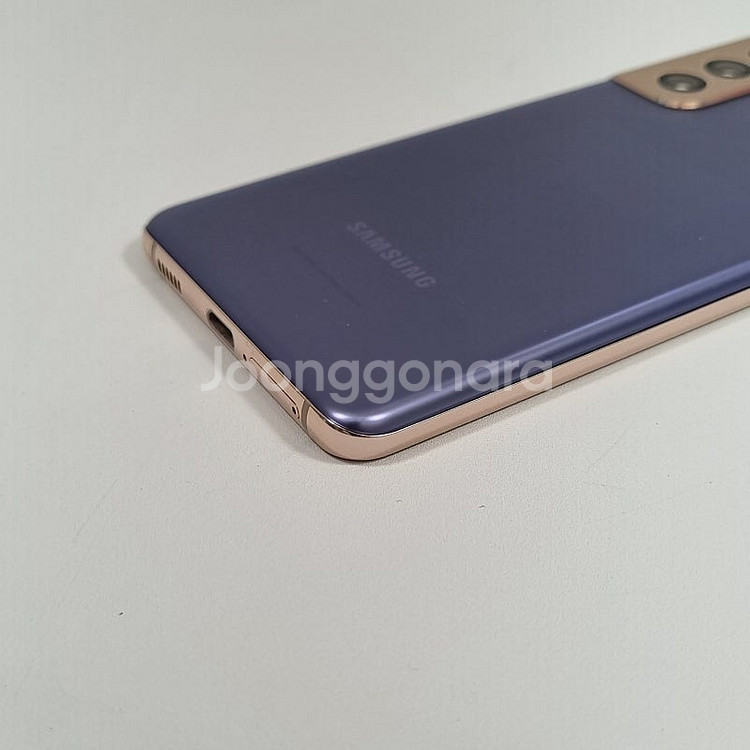 G991 ] 외관S급 무잔상 갤럭시 S21 바이올렛 색...--2