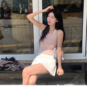 [새상품] leube day sleeveless 르베 데이 슬리브리스 핑크