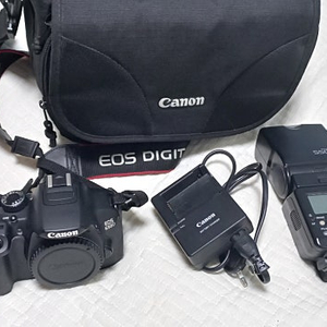 캐논 EOS 650D 카메라 + 18 55 번들렌즈 + 플레시