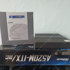 라이젠 5600 asrock a520i ddr4 16g 지스킬로얄실버 itx보드셋 팝니다