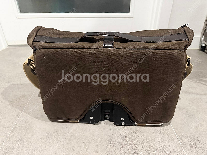 브롬톤 롤탑백 카키 왁시드 캔버스--4