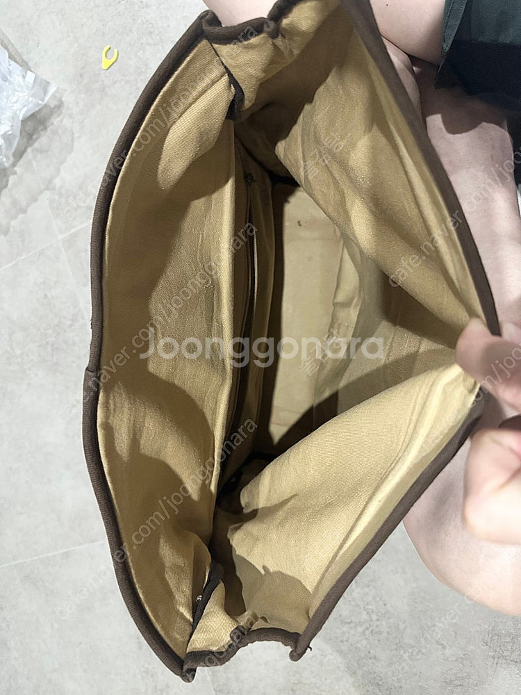 브롬톤 롤탑백 카키 왁시드 캔버스--8