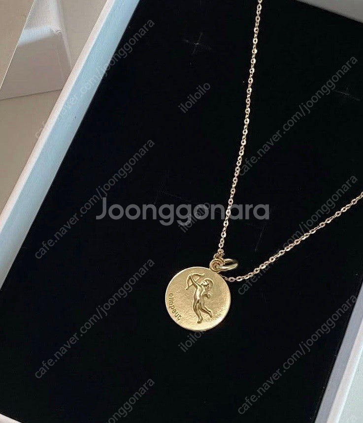 엘쁘 큐피드 목걸이 14k 목걸이 손담비목걸이 손예진목...--1