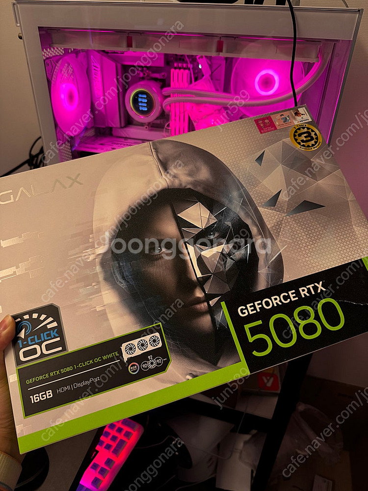 갤럭시 Galax RTX 5080 그래픽카드 (게임x)--1