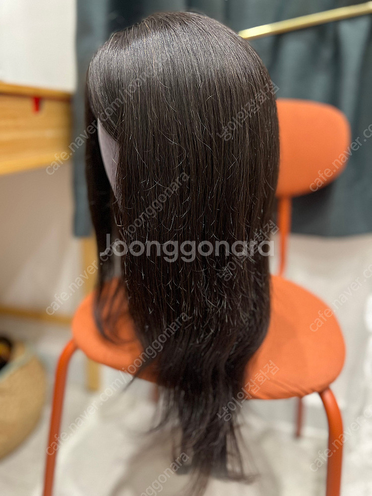 인모 100프로 긴머리(살짝펌되어있음)통가발 판매합니다...--9