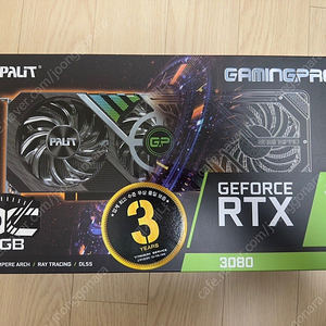 Palit RTX 3080 gamingpro oc 10gb 동탄