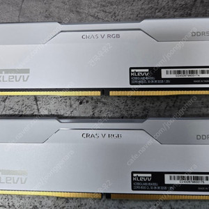 ESSENCORE KLEVV DDR5-6000 CL30 CRAS V RGB WHITE 패키지 서린 (64GB(32Gx2))