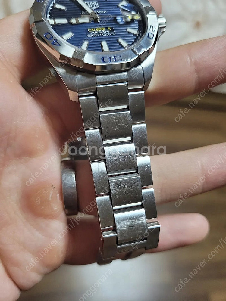 태그호이어 아쿠아레이서 300 41mm 스틸--2